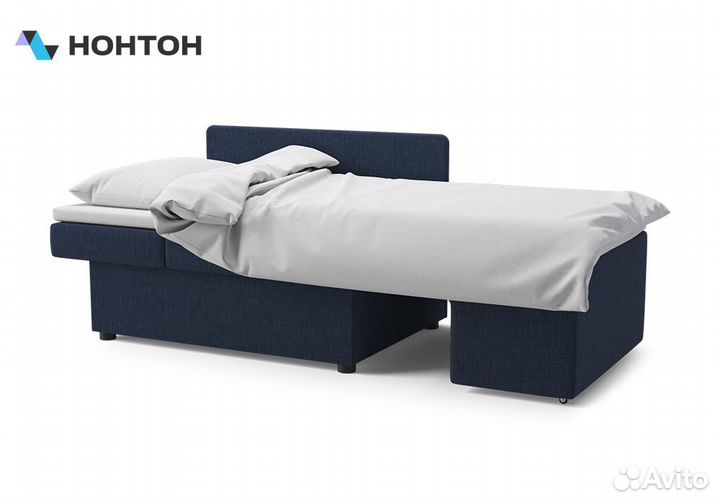 Диван еврокнижка Дагмар темно-синий