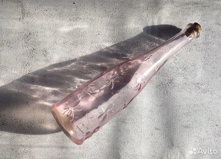 IKEA Розовая бутылка ваза