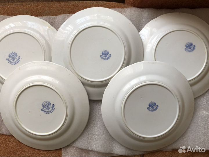 Тарелки товарищества М.С. Кузнецова