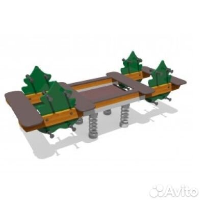 Качалка-балансир 4-х местный 203