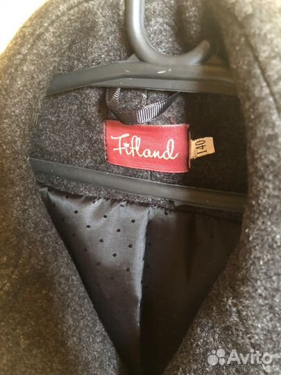 Пальто для мальчика 140