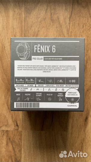 Garmin Fenix 6 pro solar