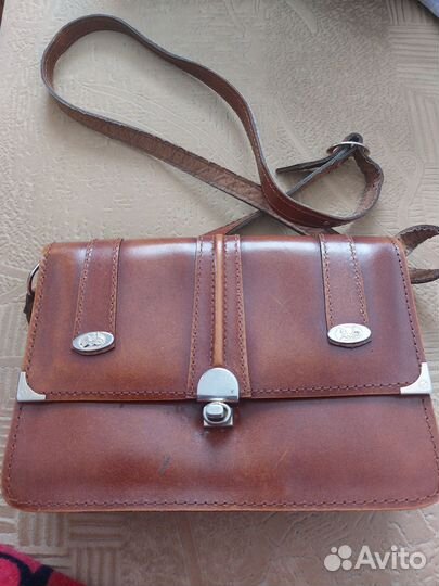 Сумка кожа винтаж