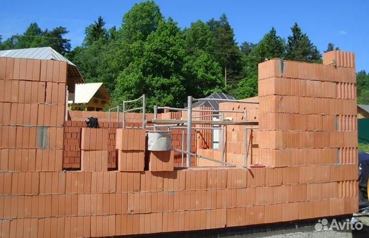 Керамический поризованный стеновой блок Керамоблок