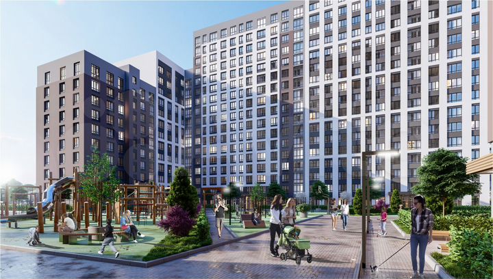 1-к. квартира, 43,5 м², 24/25 эт.