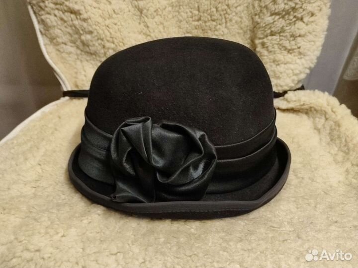 Шляпа фетровая женская