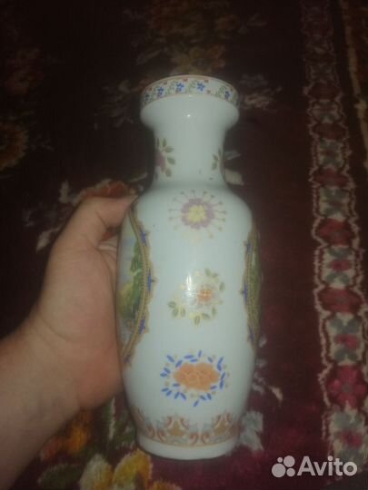 Довоенная фарфоровая ваза,Китай, начало 20 века