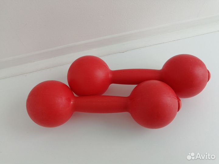 Гантели пластмассовые детские 2 штуки