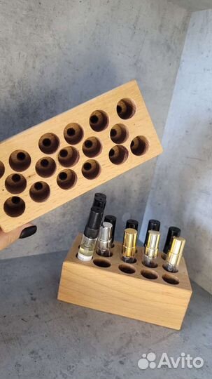 Подставка для духов деревянная из бука