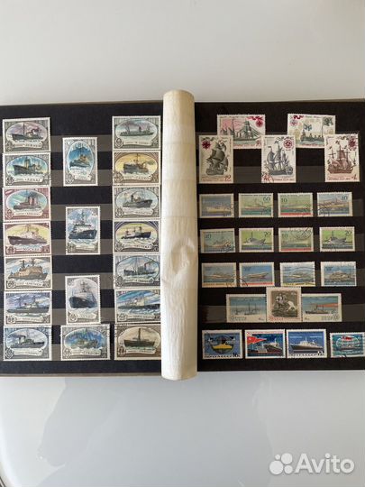 Почтовые марки с альбомом