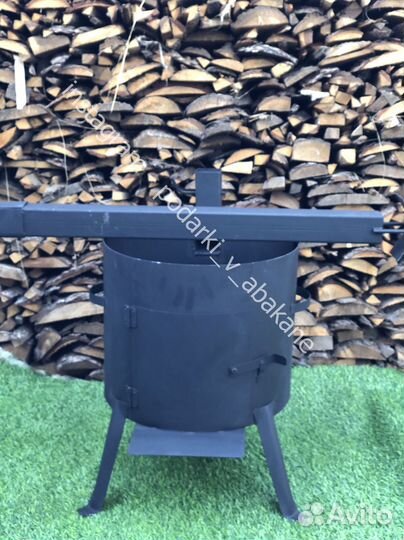 Печь для казана с трубой 16 литров