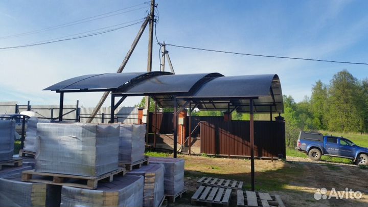 Навесы каскадные