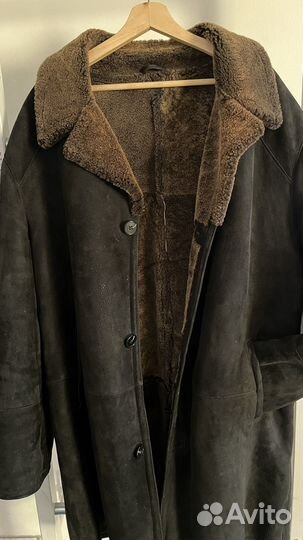 Дубленка натуральная мужская размер 54 56
