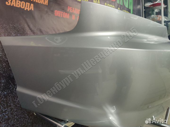 Бампер задний спектра KIA spectra цвет серебро