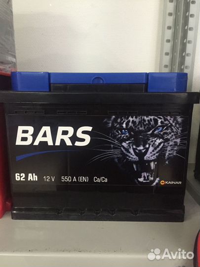 Аккумулятор bars gold 62ah детальцентр