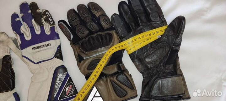 Мотоциклетные мотоперчатки кожаные