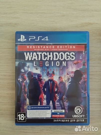 Watch dogs Legion PS4 + обновление до PS5
