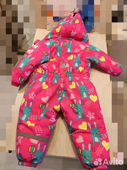 Зимний комбинезон для девочки 98