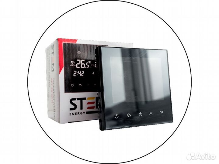 Сенсорный с wifi терморегулятор SET25 Черный