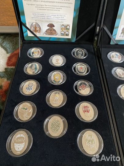 Императорский монетный двор. Яйца Фаберже 42шт