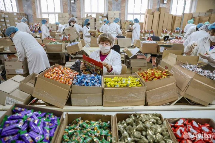 Упаковщики конфет\вахта Москва