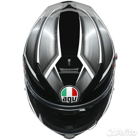 Мотошлем AGV K-5 S Multi Tempest Black/Silver