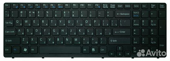 Клавиатура для ноутбука Sony Vaio SVE1511 черная