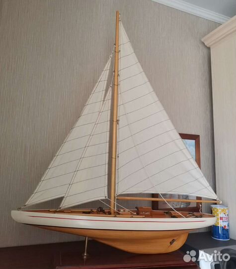 Макет яхты 63см75см