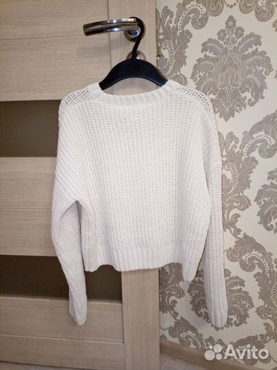 Свитер голубой мягкий 42-44 размер