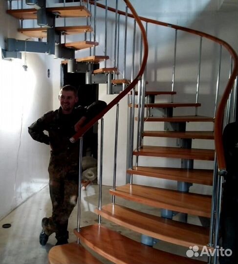 Облицовка бетонных лестниц