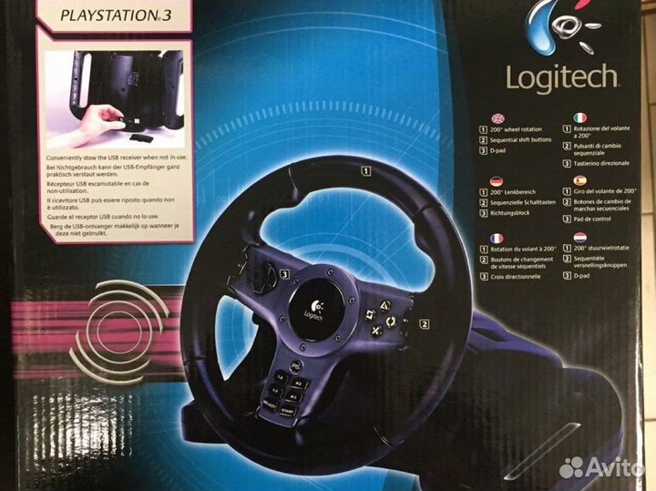 Sony playstation 3 руль беспроводной. PS3