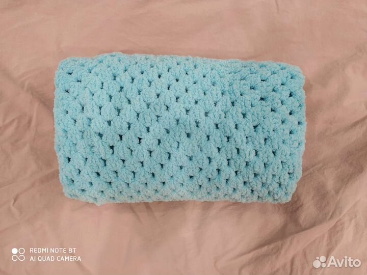 Плед детский вязаный ручная работа