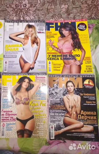 Журналы Playboy, Maxim,FHM,Пингвин