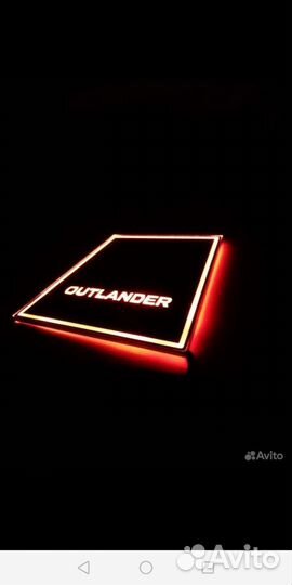 Подсветка ниши климата Mitsubishi outlander xl