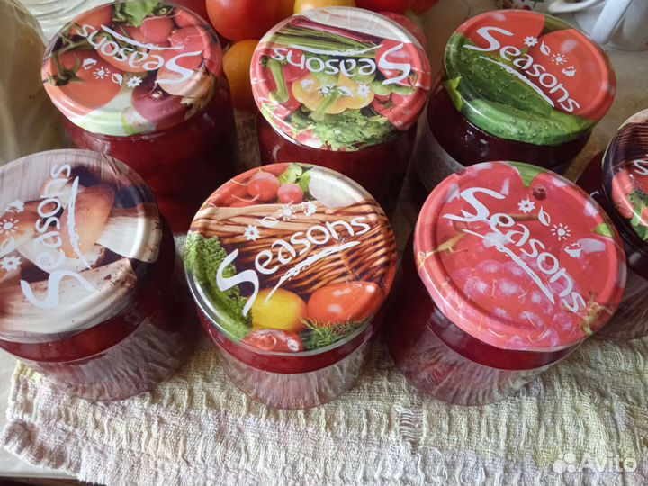 Домашнее сливовое варенье и яблоки с Черноплодной