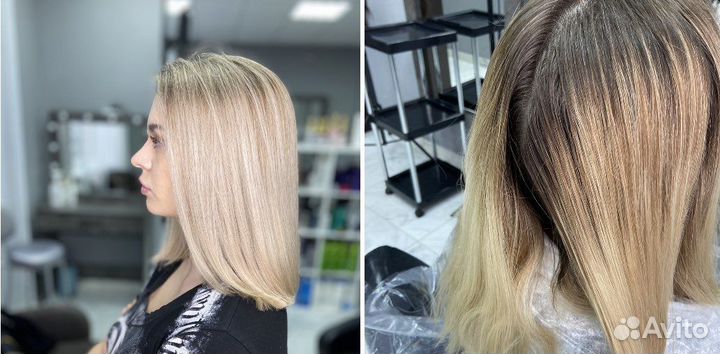 Окрашивание в один тон