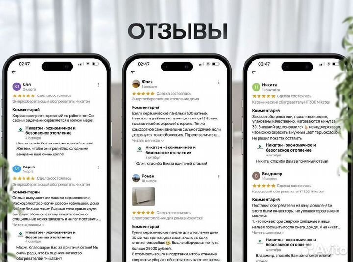 Обогреватель 150-650 Вт