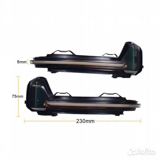 Динамические поворотники VW Tiguan 2 Touareg 3