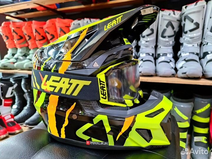 Шлем кроссовый leatt 8.5 (2023) Citrus Tiger