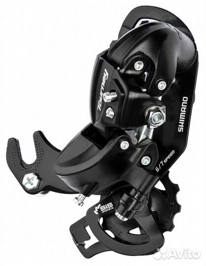 Переключатель задний shimano Tourney TY300 6/7 ск