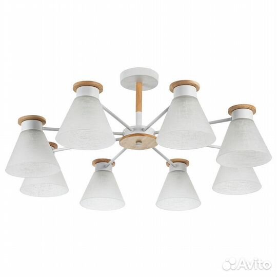 Люстра на штанге Arte Lamp Tyler A1031PL-8WH