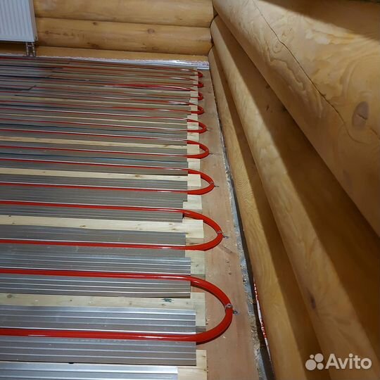 Монтаж теплых полов и отопления