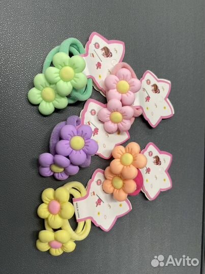 Набор детских резинок для волос