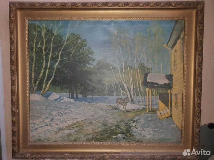 Репродукция картины Исаака Левитана 