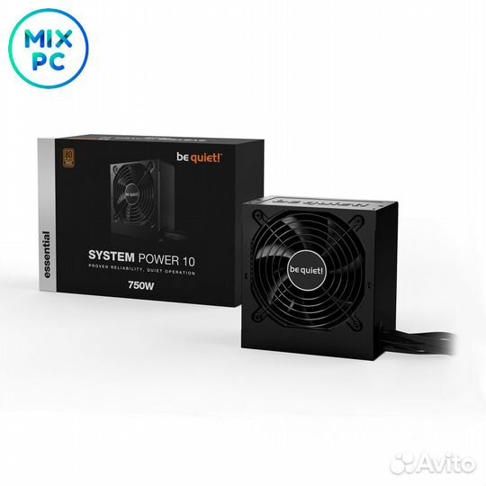 Блок питания 750W Be Quiet System Power 10 80+ Bro