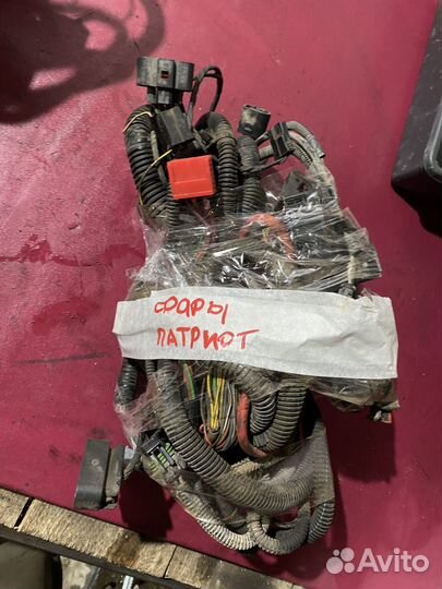 Подкапотная проводка на фары УАЗ Патриот 2007 год