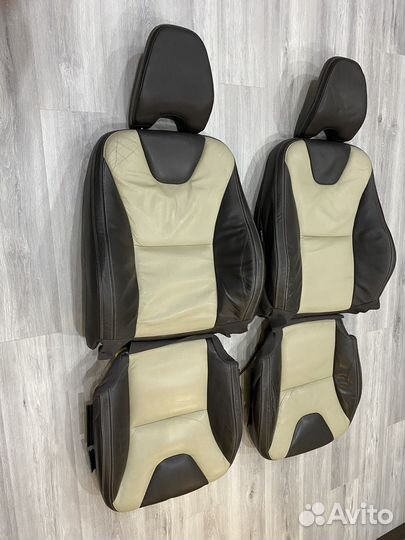 Кожанные обшивки сидений volvo xc60
