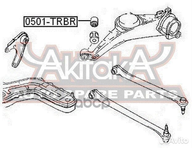 Сайлентблок рычага подвески зад прав/лев 05