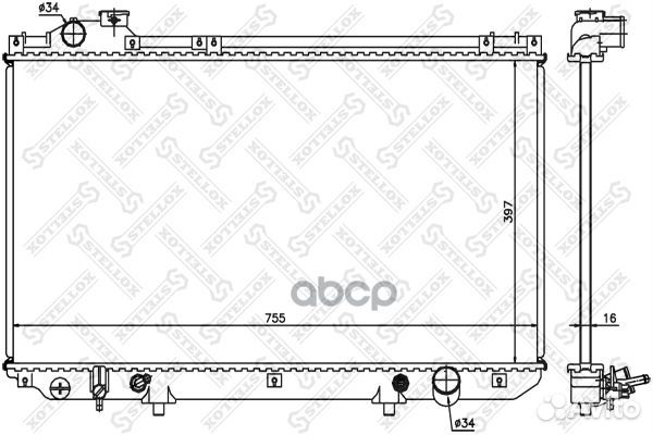 10-26376-SX радиатор системы охлаждения Lexus