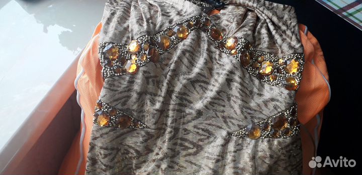 Платье золотое